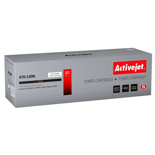 Compatible Toner Activejet ATK-130N Black - For Kyocera printers (without