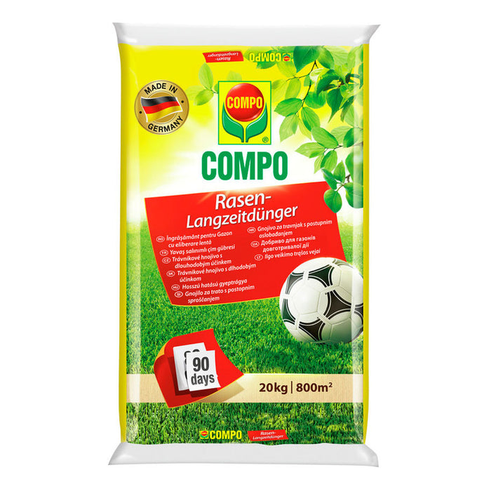 LONG LASTING FERTILIZER FOR GRASS CARPETS 20KG COMPO