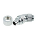 Compression fitting Alphacool HF 13/10 - G1/4 45° Swivel Chrome - Фитинги<<<Водно охлаждане<<<ValiAPI