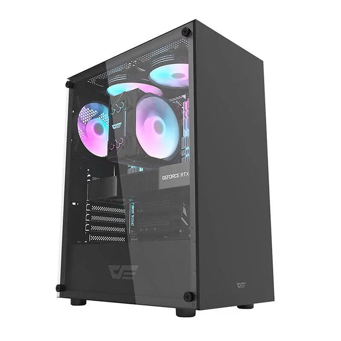 Computer case Darkflash DK100 (black) - Without fan<<<PC Cases<<<Gaming<<<InnproXML