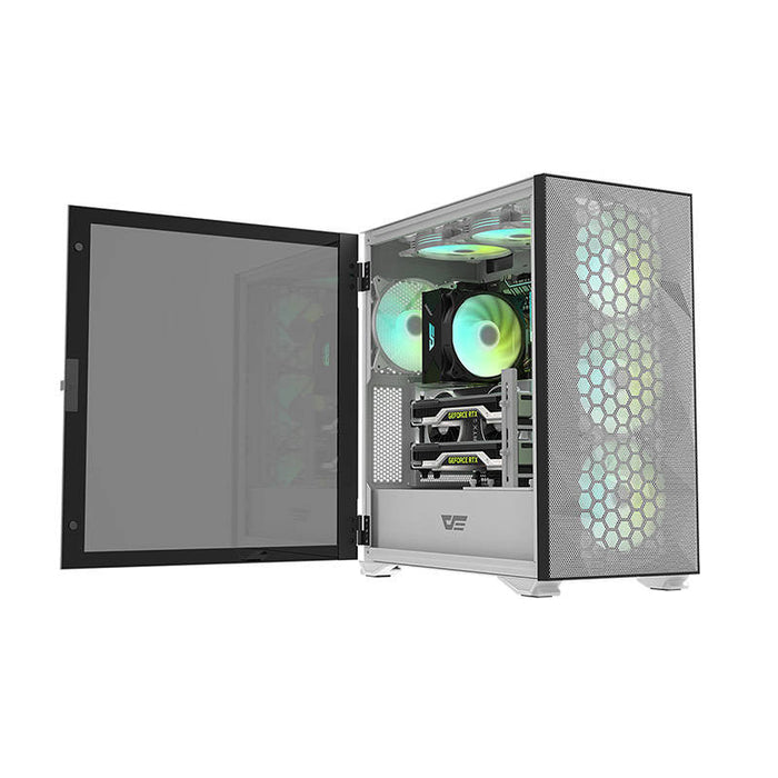 Computer Fan Set ARGB Darkflash C6 3in1 120x120 (white) - Fans<<<Computer cooling<<<Gaming<<<InnproXML