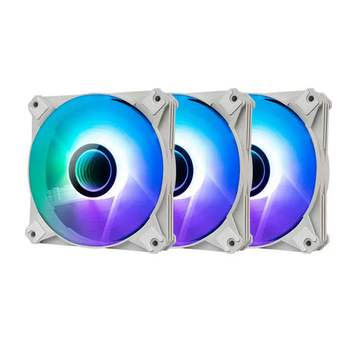 Computer fan set ARGB Darkflash INF8 3in1 120x120 (white) - Fans<<<Computer cooling<<<Gaming<<<InnproXML