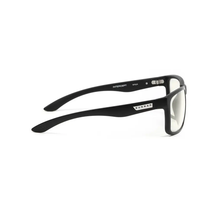 Computer glasses GUNNAR INTERCEPT Onyx Clear Natural Black - Компютърни и геймърски очила<<<Геймърска