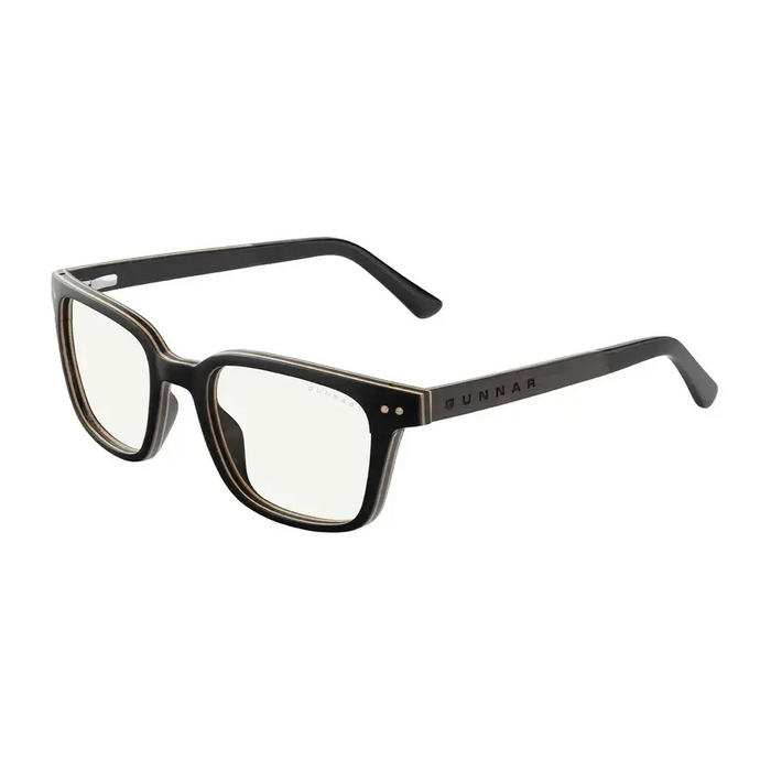 Computer glasses GUNNAR Muir Ebony (wood) Clear Pro - Компютърни и геймърски очила<<<Геймърска периферия<<<ValiAPI