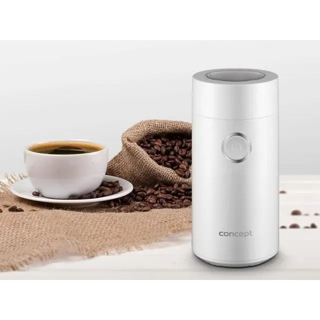 Concept KM6000 Coffee Grinder White - Coffee grindersAGD-MLY<<<Home Appliance - ProductsAGD<<<ActionPL