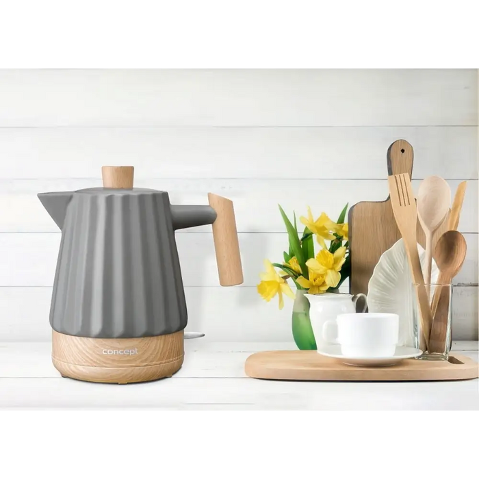 Concept RK0092 Ceramic electric kettle 1.5 l Dark grey - Electric kettlesAGD-CZE<<<Home Appliance