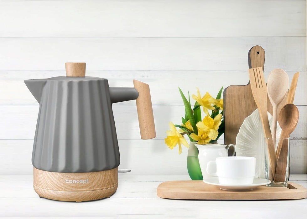 Concept RK0092 Ceramic electric kettle 1.5 l Dark grey