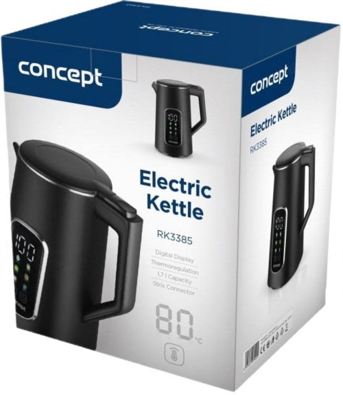 Concept RK-3385 Electric kettle 1.7 L 2200 W Black