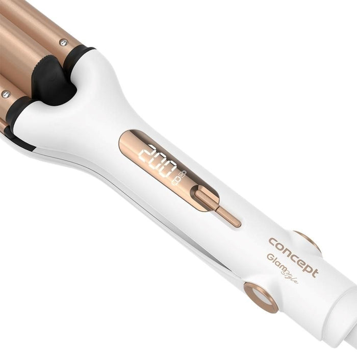 Concept KT2140 Hair styling device – waver gold, white