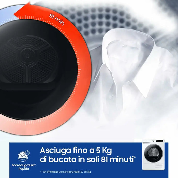 Condensation dryer Samsung DV90DG6845LKU3 9 kg - Почистване Прахосмукачки И Гладене<<<Дом Градина<<<BigBuy&&&Сушилни