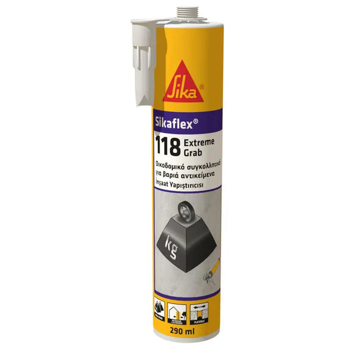 CONSTRUCTION ADHESIVE SIKA SIKAFLEX 118 EXTREME GRAB - Полимерни и монтажни лепила<<<Уплътнители и фуги<<<Строителни