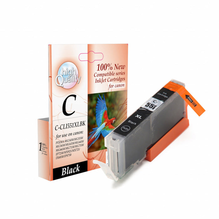 Consumable IPRINT CLI-551XLBK PIXMA/MG5450/5550/6350/7150/ 12ml - Консумативи<<<Принтери<<<Компютри и