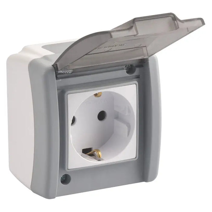 CONTACT OPEN MOUNT IP54 MONO OCTANS - Ключове и контакти<<<Електроматериали<<<Praktiker&&&Ключове и