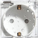 CONTACT SINGLE WITH COVER WHITE LUXON - Ключове и контакти<<<Електроматериали<<<Praktiker&&&Ключове и