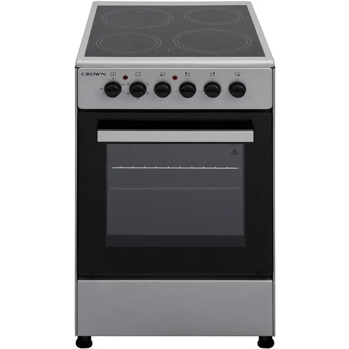 Cooker (current) Crown CEC-5060V IX Ceramic INOX - Готварски печки<<<Домакински електроуреди<<<ZoraSite