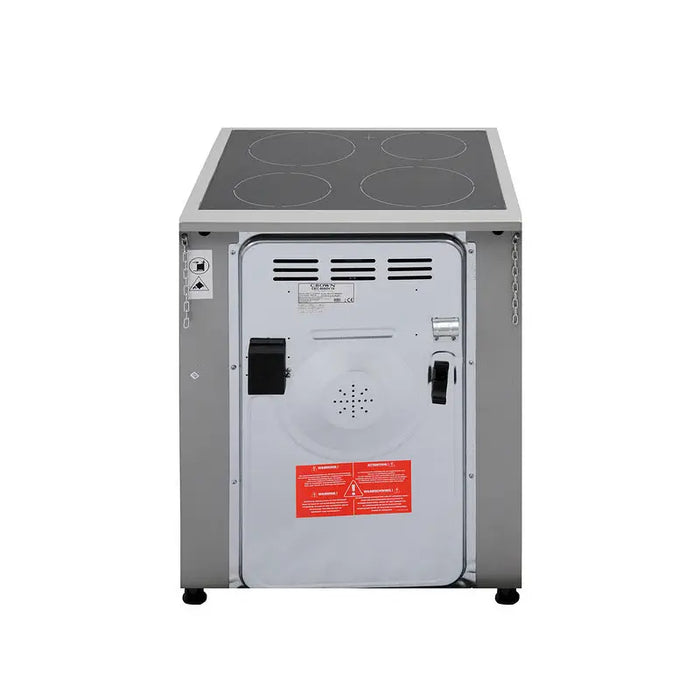 Cooker (current) Crown CEC-6060V IX Ceramic INOX - Готварски печки<<<Домакински електроуреди<<<ZoraSite