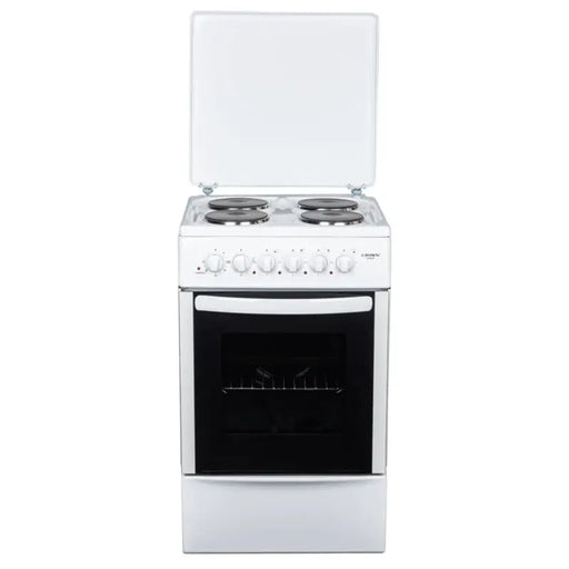 Cooker (current) Crown CR-50E50 4 current White - Готварски печки<<<Домакински електроуреди<<<ZoraSite
