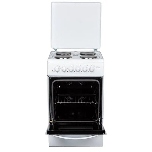 Cooker (current) Crown CR-50E50 4 current White - Готварски печки<<<Домакински електроуреди<<<ZoraSite