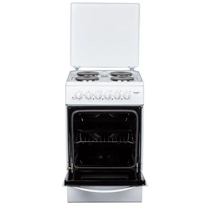 Cooker (current) Crown CR-50E50 4 current White - Готварски печки<<<Домакински електроуреди<<<ZoraSite