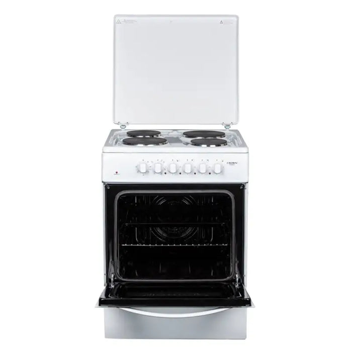 Cooker (current) Crown CR-60E60V 4 current White - Готварски печки<<<Домакински електроуреди<<<ZoraSite