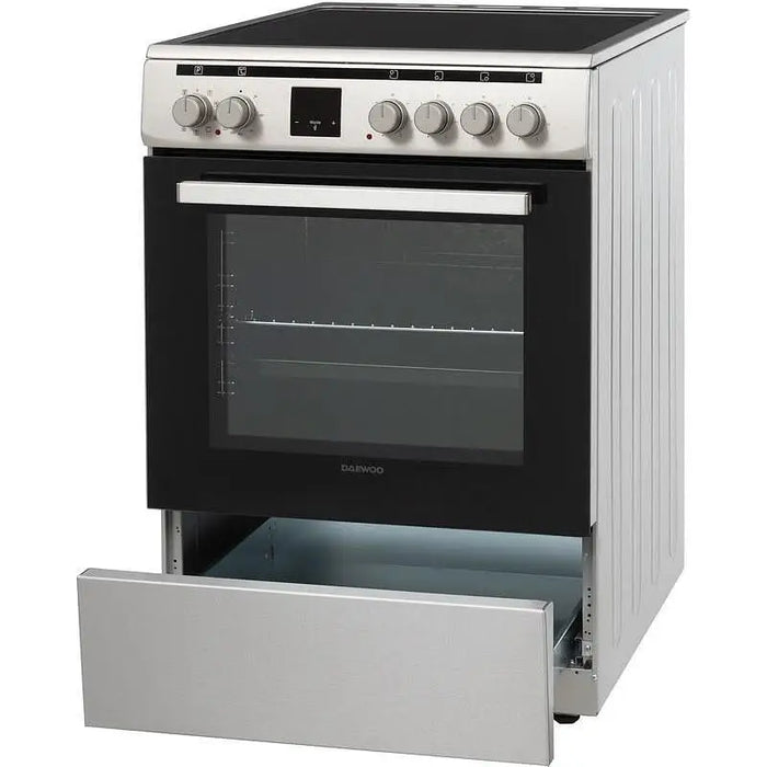 Cooker (electric) Daewoo F66EVDTE19INM-GR Ceramic INOX - Готварски печки<<<Домакински електроуреди<<<ZoraSite