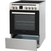 Cooker (electric) Daewoo F66EVDTE19INM-GR Ceramic INOX - Готварски печки<<<Домакински електроуреди<<<ZoraSite