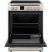Cooker (electric) Daewoo F66EVDTE19INM-GR Ceramic INOX - Готварски печки<<<Домакински електроуреди<<<ZoraSite