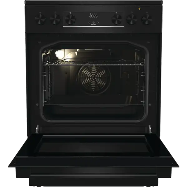 Cooker GORENJE GEC6C40BG 60 cm - Стъклокерамични печки<<<Готварски печки<<<Едра бяла техника<<<TechnoMix&&&Готварски