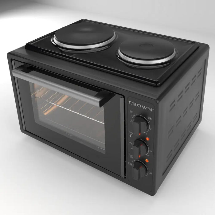Cooker (mini) Crown CMO-355BF 2 current Black - Мини готварски печки<<<Домакински електроуреди<<<ZoraSite