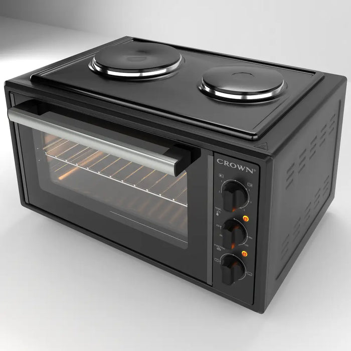 Cooker (mini) Crown CMO-455BF 2 current Black - Мини готварски печки<<<Домакински електроуреди<<<ZoraSite