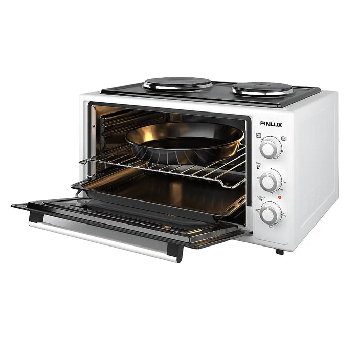 Cooker (mini) Finlux FMC-4524WF 2 current White - Мини готварски печки<<<Домакински електроуреди<<<ZoraSite