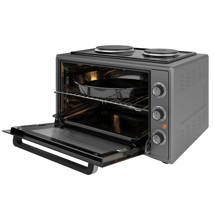 Cooker (mini) Finlux FMC-6024BF 2 current Black - Мини готварски печки<<<Домакински електроуреди<<<ZoraSite