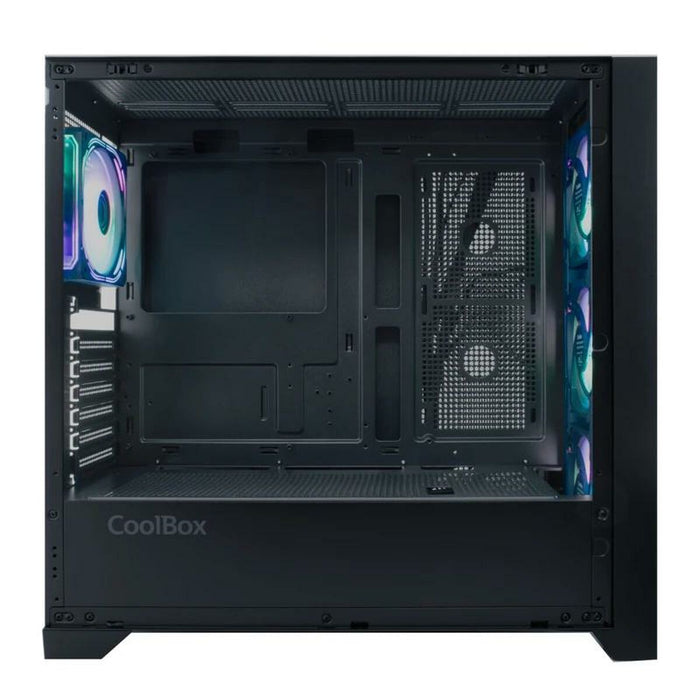 ATX Semi-tower Box CoolBox COO-CHA-GE2000-0 Black