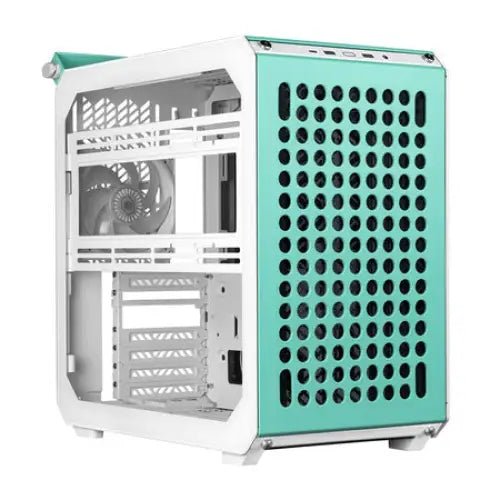 Cooler Master Qube 500 Flatpack Macaron computer case (green) - With fan<<<PC Cases<<<Gaming<<<InnproXML