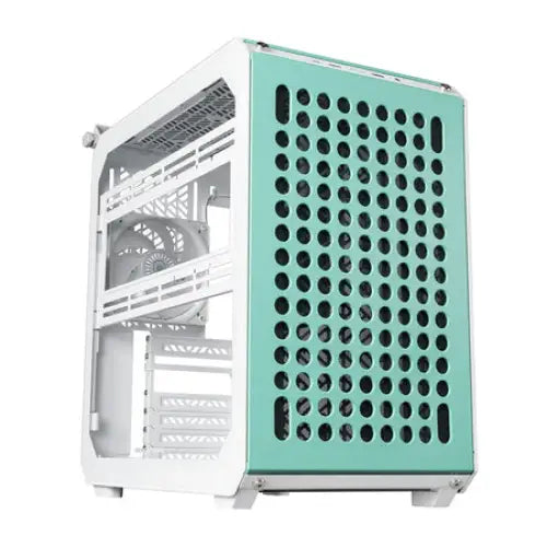 Cooler Master Qube 500 Flatpack Macaron computer case (green) - With fan<<<PC Cases<<<Gaming<<<InnproXML