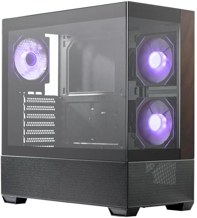 CoolerMaster Elite 690 Wood Case - Black