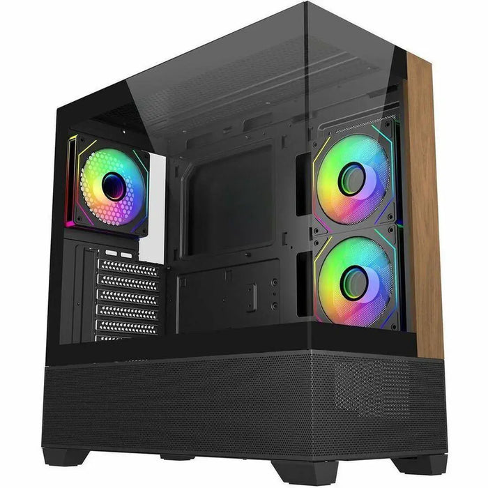 CoolerMaster Elite 690 Wood Case - Black