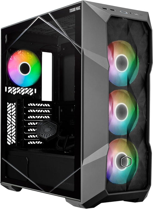 Box Cooler Master TD500 Max + 850W Gold, 360 AIO Cooler