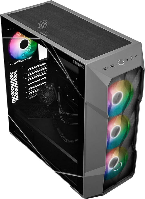 Box Cooler Master TD500 Max + 850W Gold, 360 AIO Cooler