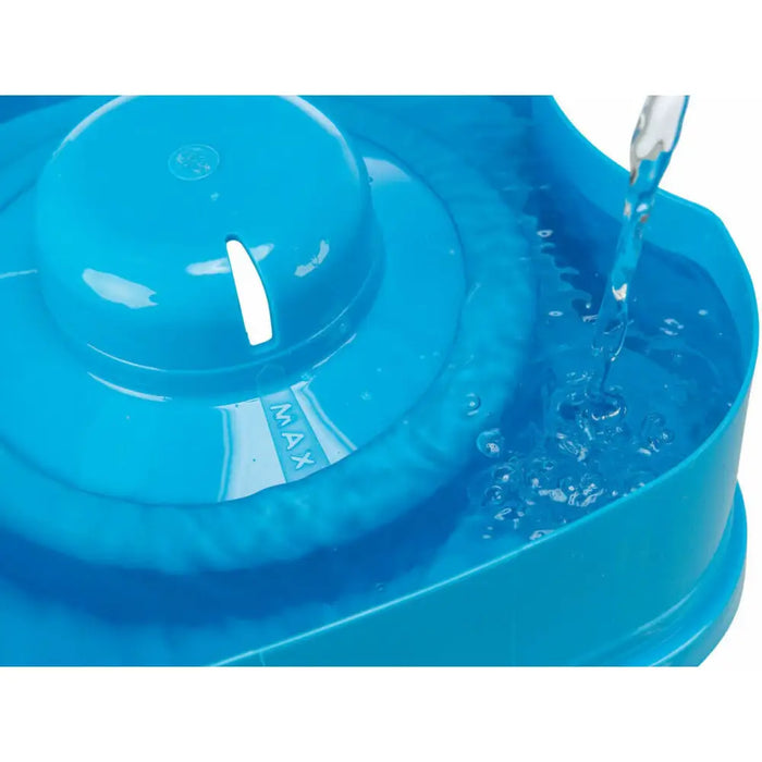 Cooling Pet Water Bowl Trixie Blue Dark grey Plastic 21 × 11 × 21 CM - Домашни Животни<<<Дом Градина<<<BigBuy&&&Купички
