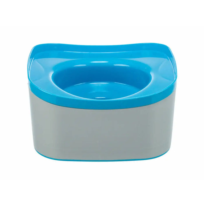 Cooling Pet Water Bowl Trixie Blue Dark grey Plastic 21 × 11 × 21 CM - Домашни Животни<<<Дом Градина<<<BigBuy&&&Купички