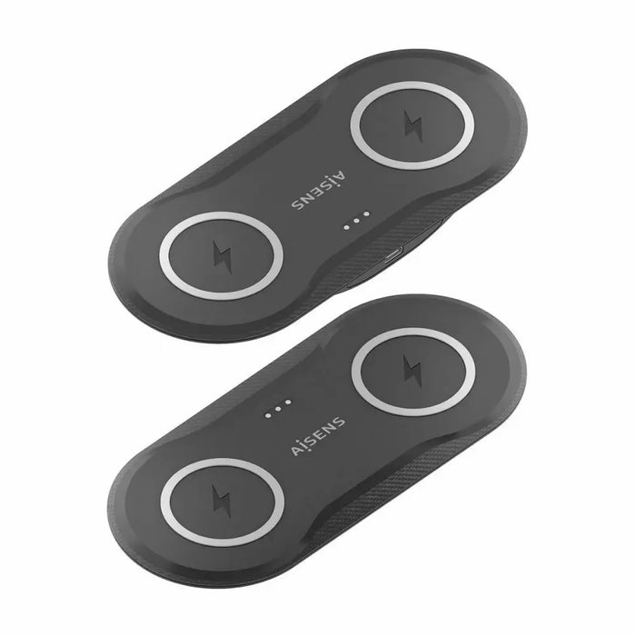 Cordless Charger Aisens ASCH-15W2WC060-BK Black - USB зарядни и кабели<<<Електроника Телефони и таблети<<<Компютри|