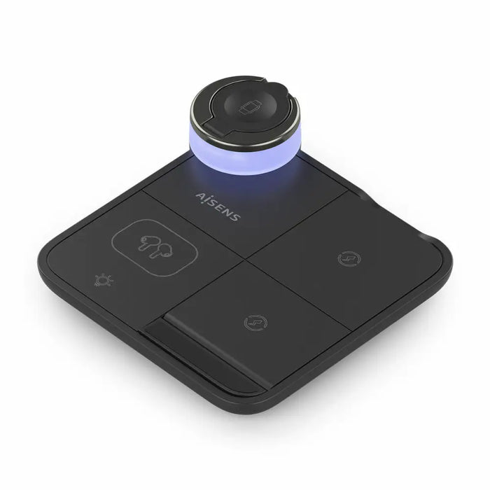 Cordless Charger Aisens ASCH-15W4WC062-BK Black 15 W - USB зарядни и кабели<<<Електроника Телефони и