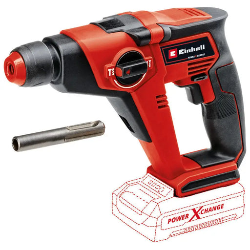CORDLESS DRILL EINHELL TE-HD 18/12 Li 18 V 1.30 J SDS PLUS WITHOUT BATTERY AND CHARGER - Перфоратори<<<Пробивни