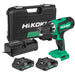 CORDLESS DRILL HIKOKI DS18DF-WCZ 18 V 53.00 nm NUMBER OF BATTERIES 2 2.00 Ah SUITCASE - Акумулаторни бормашини и