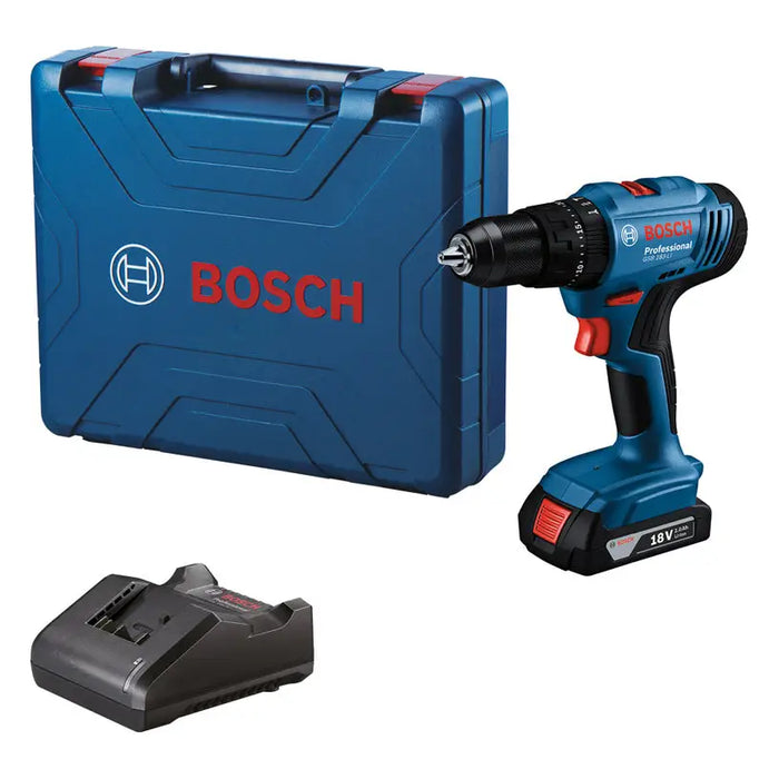 CORDLESS IMPACT DRILL BOSCH PROFESSIONAL GSB 183 Li 18 V 56.00 nm NUMBER OF BATTERIES 1 2.00 Ah SUITCASE - Акумулаторни