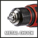 CORDLESS IMPACT DRILL EINHELL TE-CD18/48 LI-I PXC 18 V 48.00 nm WITHOUT BATTERY AND CHARGER - Акумулаторни бормашини и