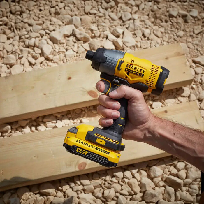 CORDLESS IMPACT DRIVER STANLEY SFMCF800C2K-QW 18 V 165.00 nm NUMBER OF BATTERIES 2 1.50 Ah SUITCASE - Акумулаторни