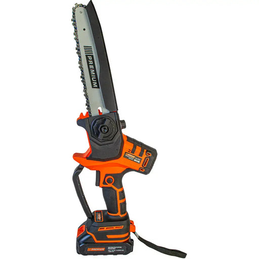 CORDLESS MINI CHAINSAW PREMIUM 21 V NUMBER OF BATTERIES 2 1.50 Ah BAR LENGTH 20.00 cm - Акумулаторни мини