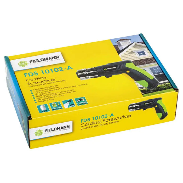 CORDLESS SCREWDRIVER FIELDMANN FDS 10102-A 3.6 V 1.30 Ah - Акумулаторни отвертки<<<Винтоверт<<<Инструменти и